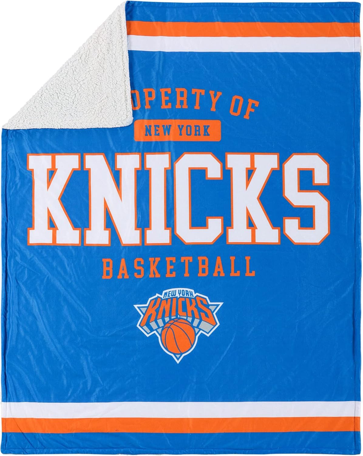 FOCO NBA – Manta de felpa sherpa unisex para adultos, con logotipo del equipo de la NBA de 60 x 50 pulgadas