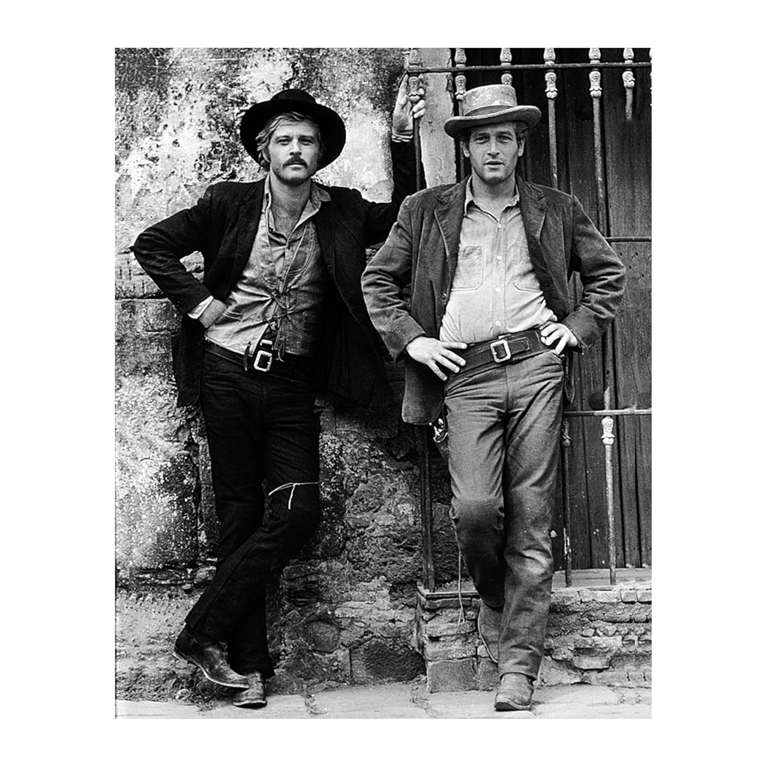 Butch Cassidy & Sundance Kid- Movie Wall Art Print, Western Movies Ideal Wall Decor for Home Decor, Office Decor, Garage Decor & Man Cave Decor.