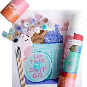 Pink Picasso Kits de colección de cuidado personal de pintura por números para adultos y principiantes Kits de pintura de lienzo únicos de 8 x 10 Pink Picasso Kits de colección de cuidado personal de pintura por números para adultos y principiantes Kits de pintura de lienzo únicos de 8 x 10