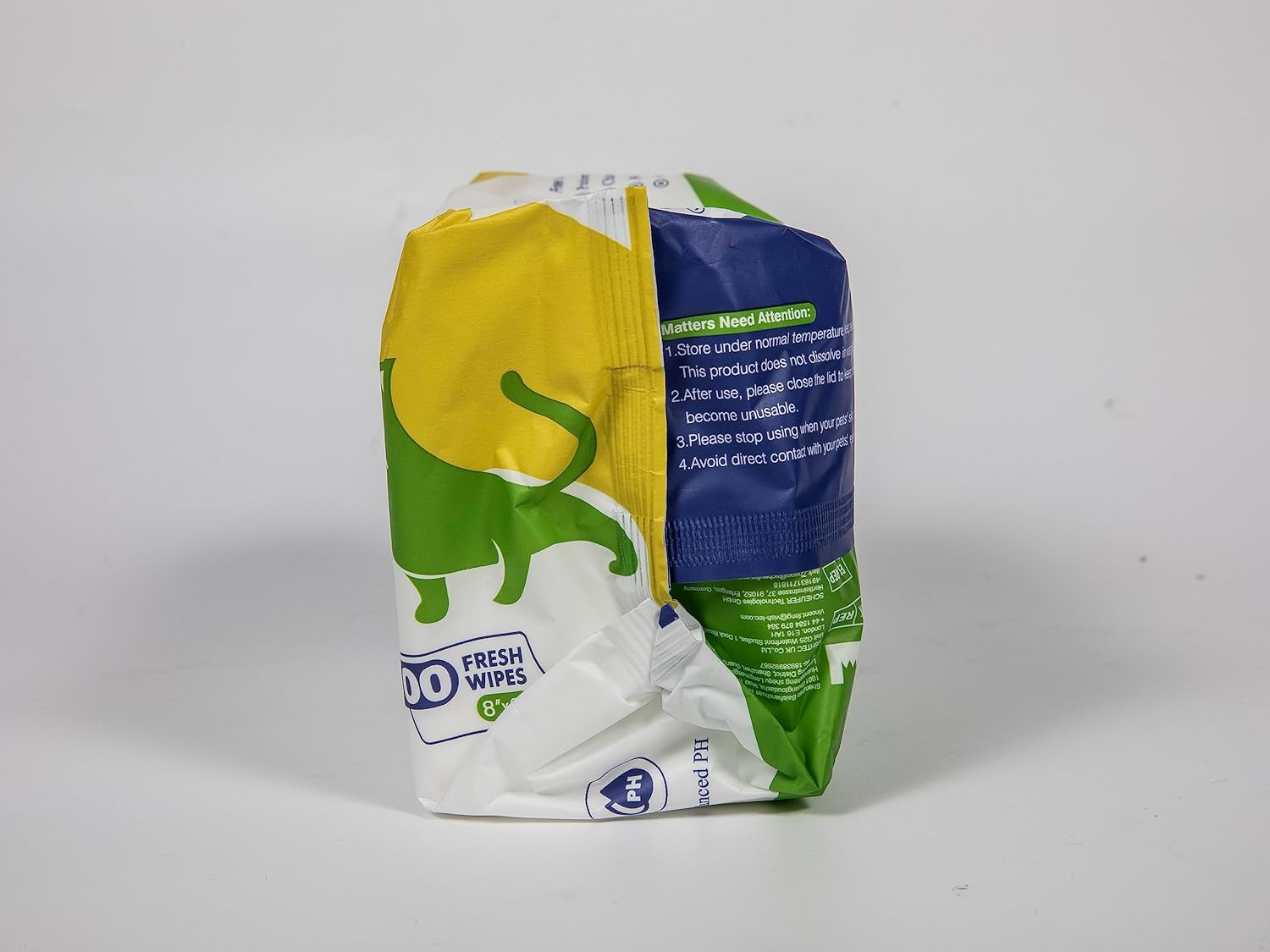 Pawaboo Toallitas para perros para patas y traseros, toallitas hipoalergénicas sin perfume para perros y gatos, toallitas suaves y gruesas para