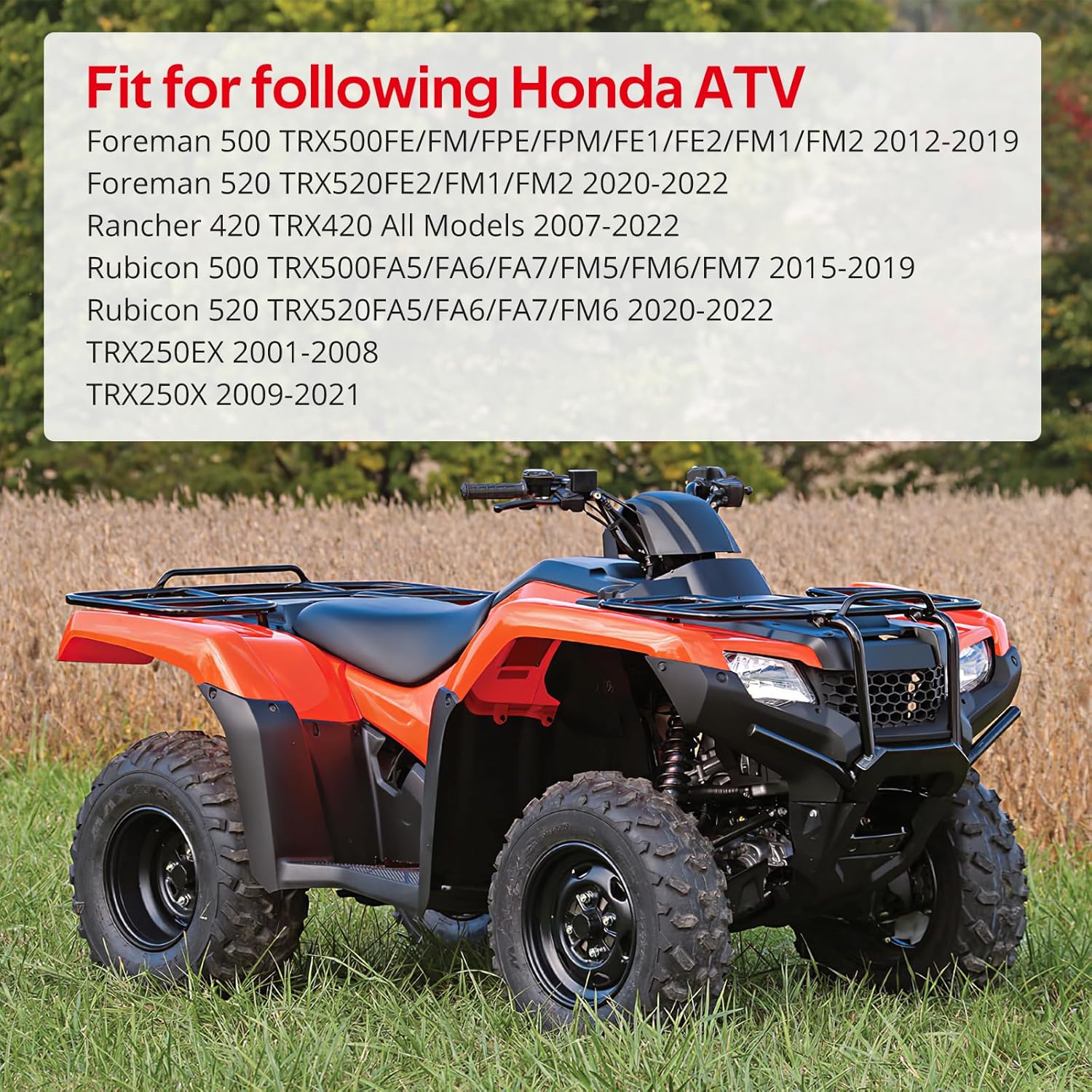 Pastillas de Freno Delanteras Semi-Metálicas Pro para Honda Rancher 420 Foreman 500 520 Rubicon 500 520 TRX250X TRX250EX