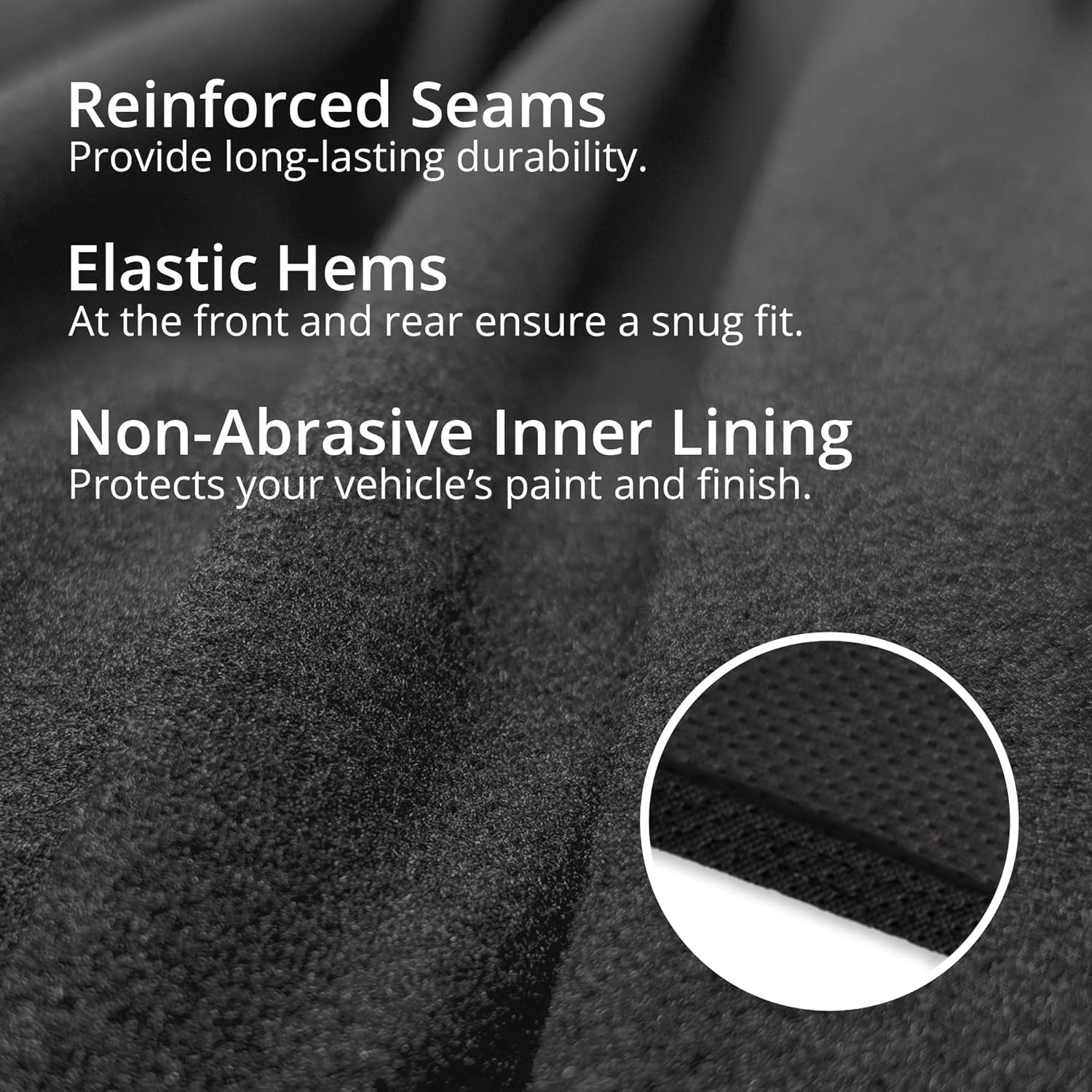 CarCovers Scratch Resistant Indoor Car Cover with Warranty, Compatible with Ford 2005-2023 Mustang – Soft Black Satin Material and Storage Bag,