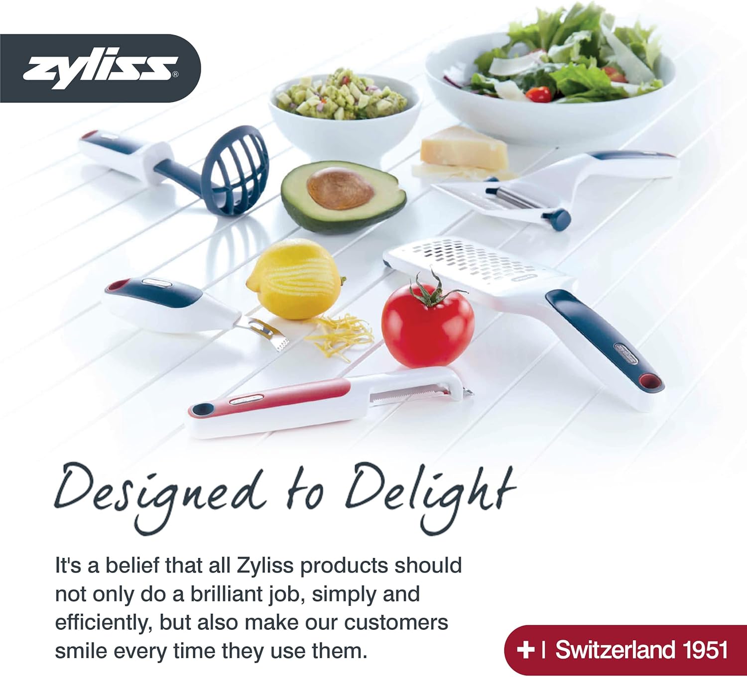 Zyliss Ultimate – Cacerola antiadherente con tapa de vidrio, sartén pequeña, sartén antiadherente con tapa, resistente a los arañazos y apta para