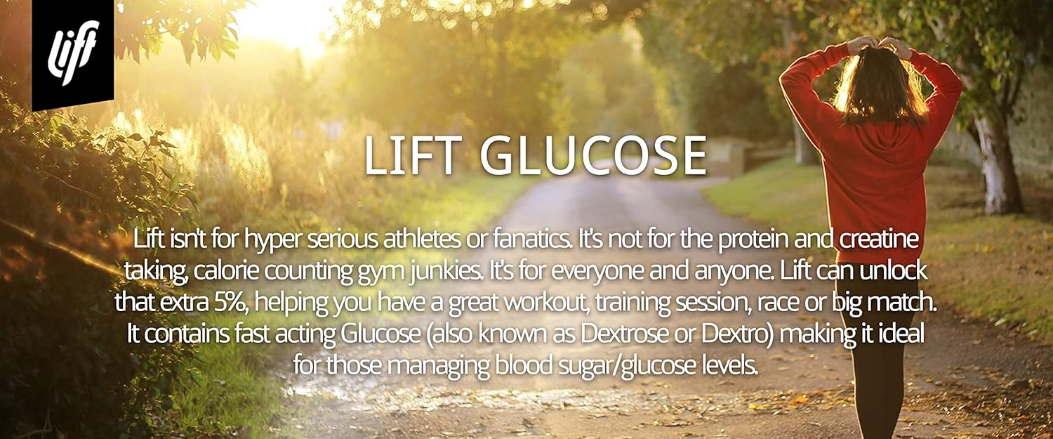 Lift Chupitos de jugo energético de glucosa de acción rápida  Lima limón  Botellas de 2.0 onzas líquidas (paquete de 12)
