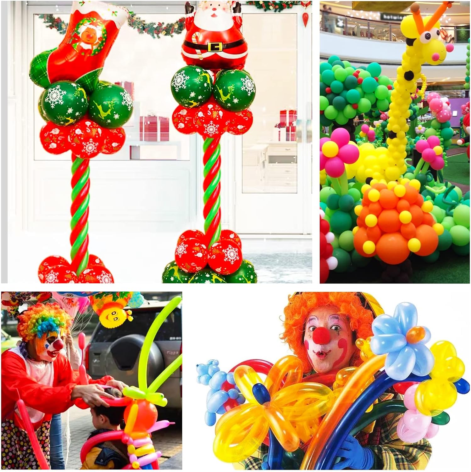 Paquete de 100 globos morados de 260 globos mágicos largos de látex grueso, torsión, globos de animales para cumpleaños, bodas, Navidad, festivales,