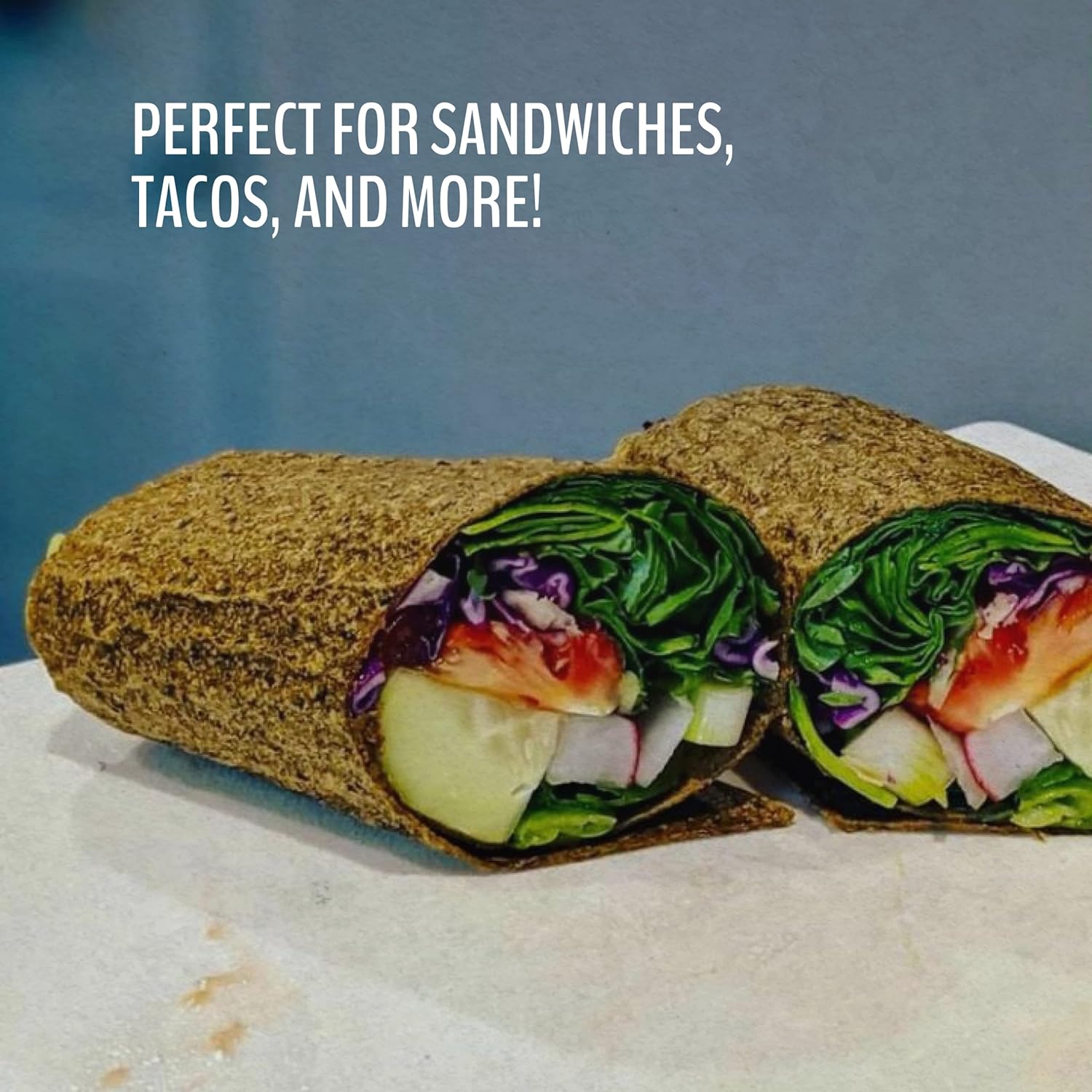 wrawp orgánico Veggie Wrap, 5,3Ounce-8por Case original.
