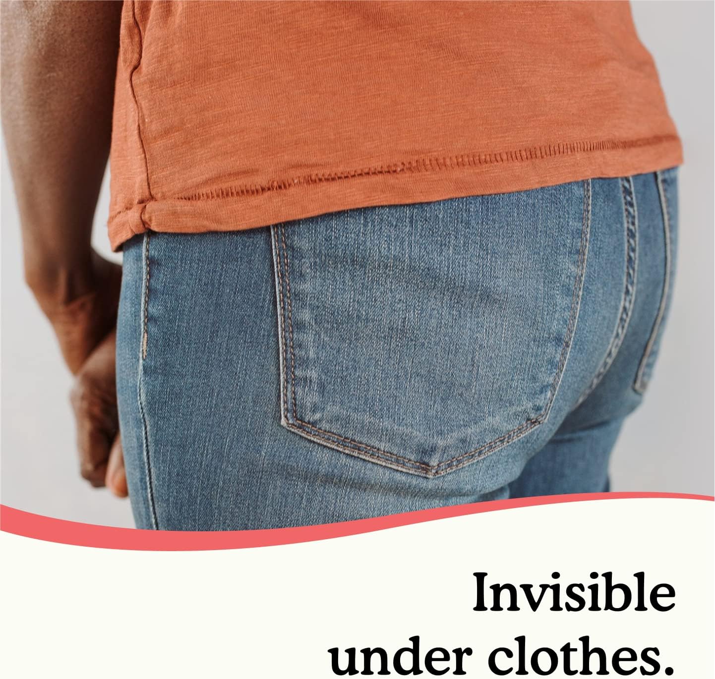 Because Paquete de ropa interior para incontinencia nocturna y almohadilla de refuerzo para hombres y mujeres, incluye ropa interior, color blanco,