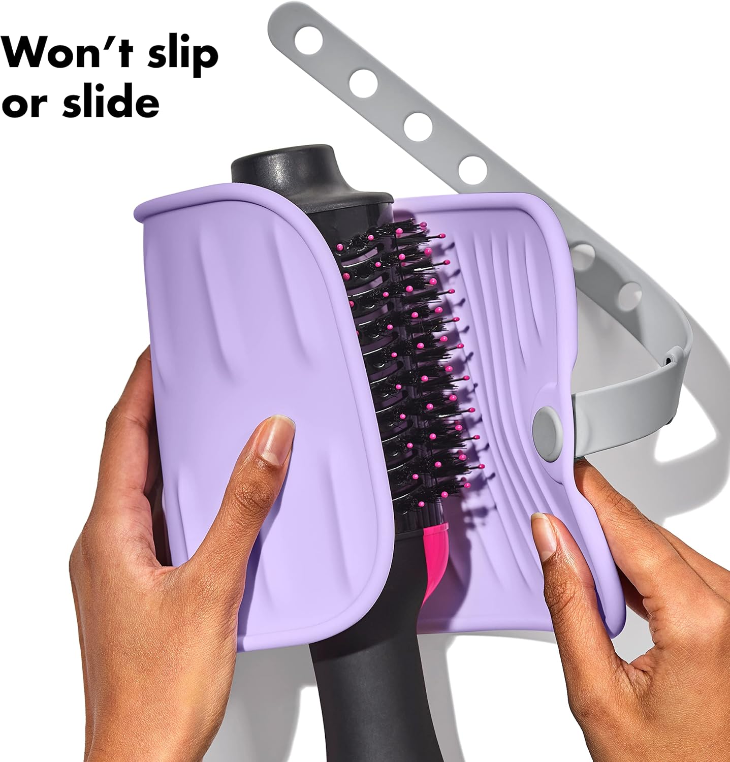 OXO Good Grips – Alfombrilla para herramientas de peinado caliente, color lavanda