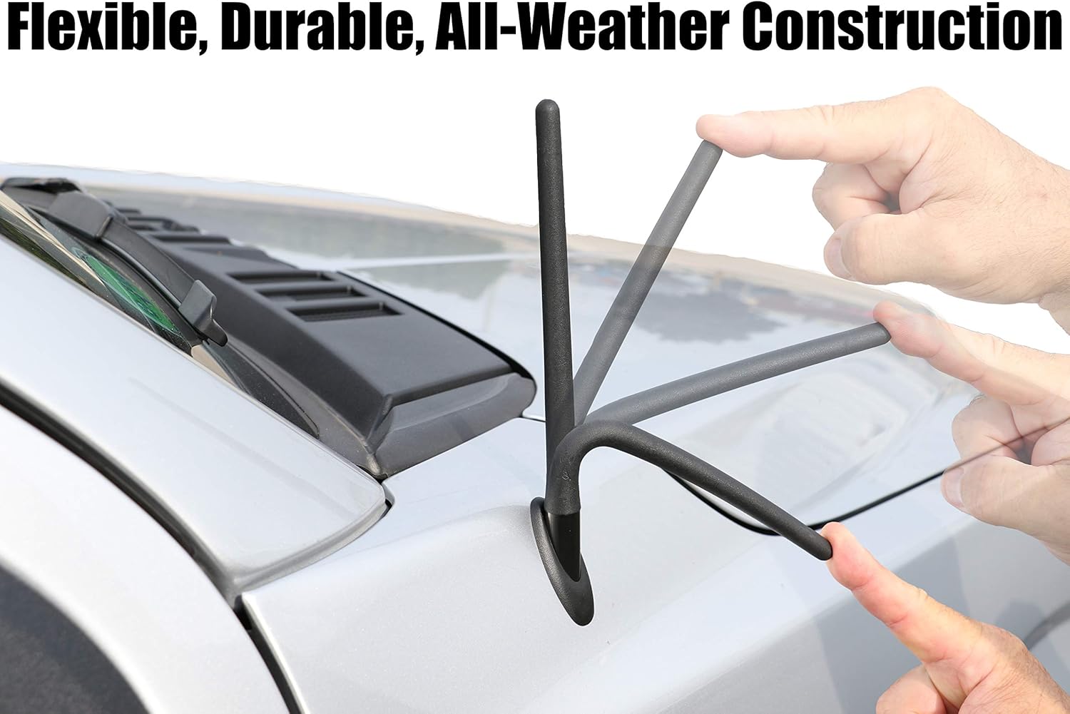 AntennaMastsRus – La original de 6 34 pulgadas es compatible con Chevrolet Cobalt (2006-2010) – Antena de goma corta a prueba de lavado de autos –