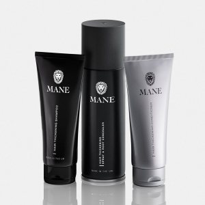 Mane Espesante del cabello 6.8 fl oz con champú y acondicionador (rubio ceniza) Mane Espesante del cabello 6.8 fl oz con champú y acondicionador (rubio ceniza)