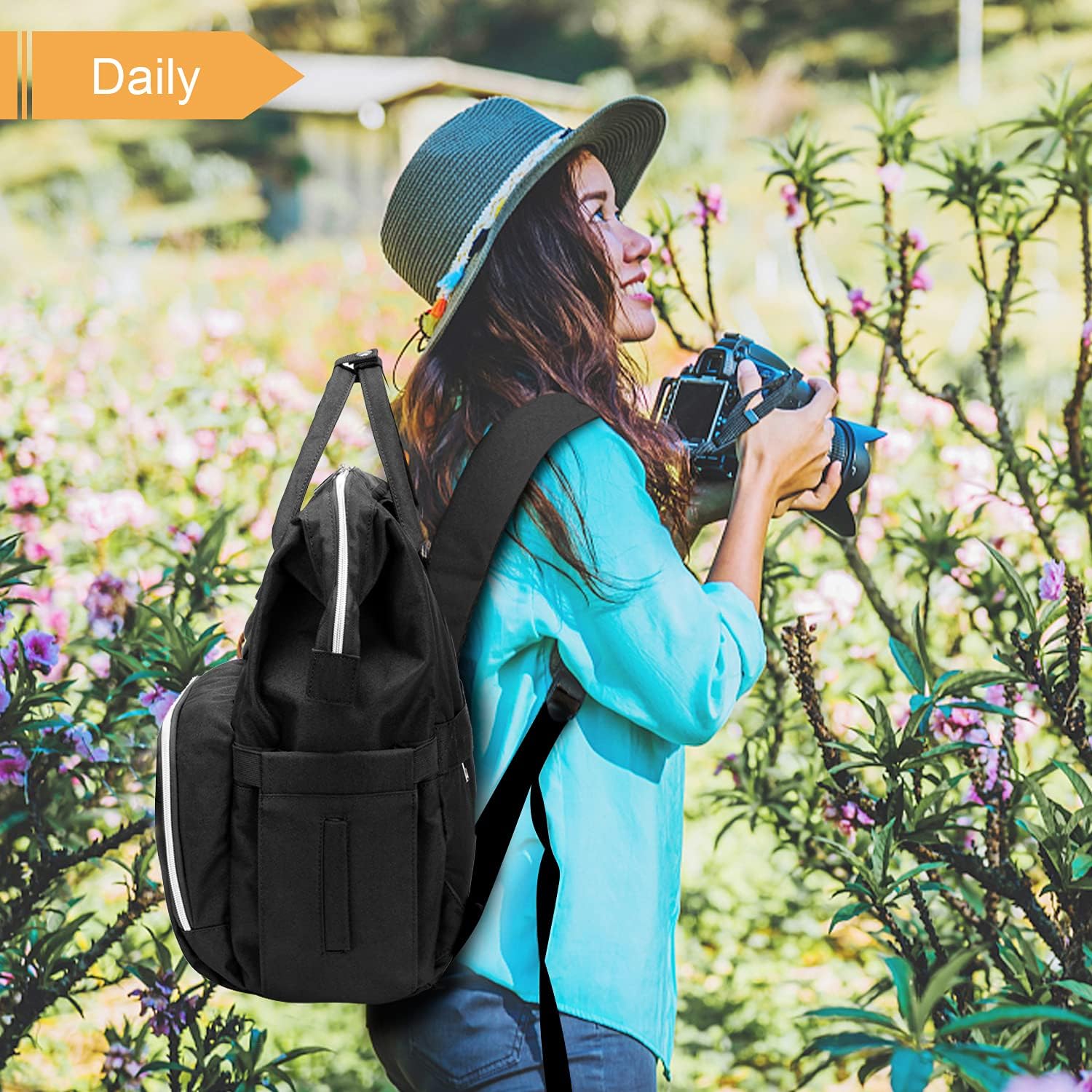 Mochila para laptop de 17 pulgadas para mujer, bolsa de trabajo de computadora (actualizada)