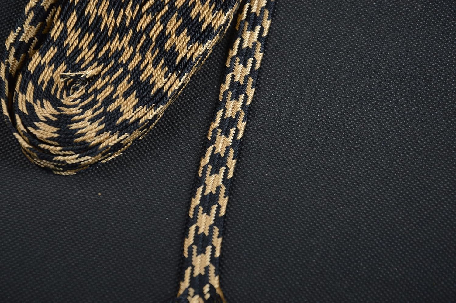 Cordón de envoltura de cuero sintético Ito Tsukamaki Sageo para espadas samuráis japonesas