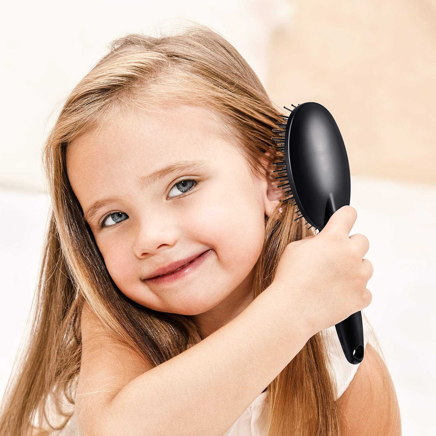 Juego de 12 cepillos de pelo para desenredar, incluye 1 peine de masaje con bolsa de aire, 1 cepillo de rodillo y 10 peines de peinado para cabello
