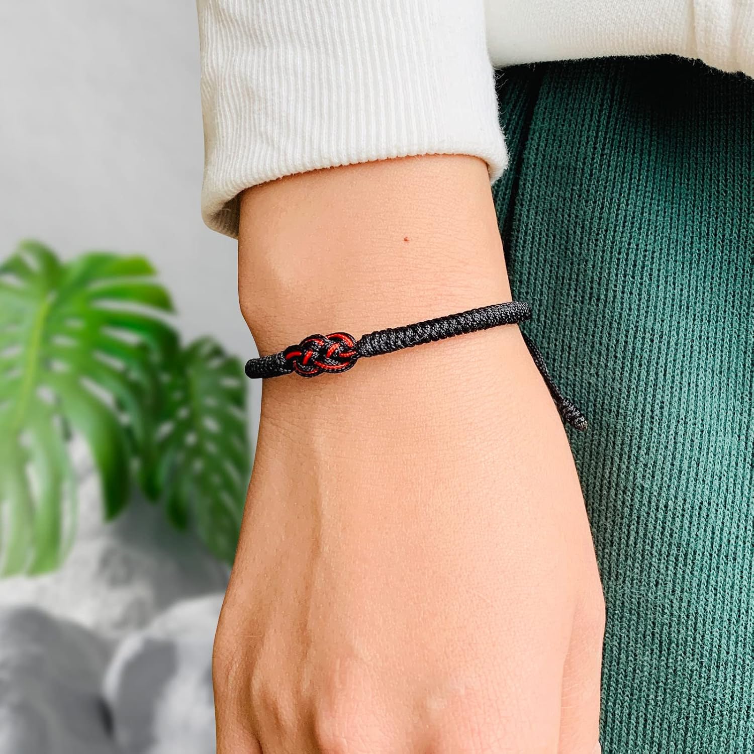 Tibetan Handmade Lucky Bracelet – Friend Love Family Couple Bracelet- Lucky Woven Red String Thread For Protection-Valentine Christmas Gift Idea