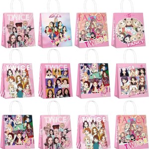 12 bolsas de regalo dos veces, bolsas de fiesta dos veces, mercancía dos veces para suministros de decoración de fiesta de cumpleaños (morado) 12 bolsas de regalo dos veces, bolsas de fiesta dos veces, mercancía dos veces para suministros de decoración de fiesta de cumpleaños (morado)