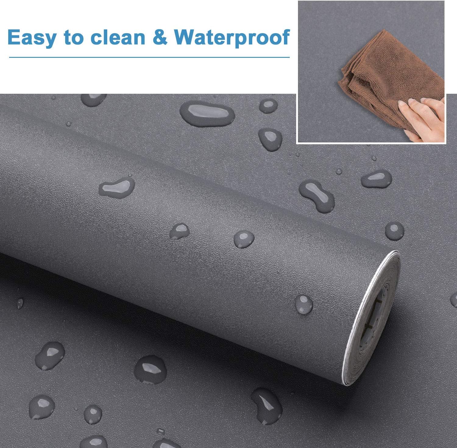 Oxdigi – Papel de pared autoadhesivo de desprender y pegar, película decorativa que se puede retirar para estantes, gabinetes, mesas, cajones,
