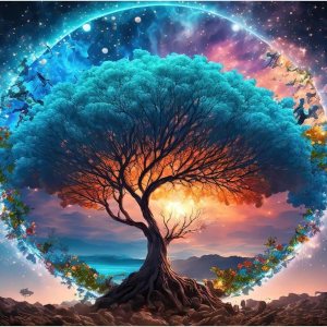 hill froeistung Kit de pintura de diamante 5D del árbol de la vida para adultos, kits de arte de diamante de luna para adultos, adolescentes, hill froeistung Kit de pintura de diamante 5D del árbol de la vida para adultos, kits de arte de diamante de luna para adultos, adolescentes,