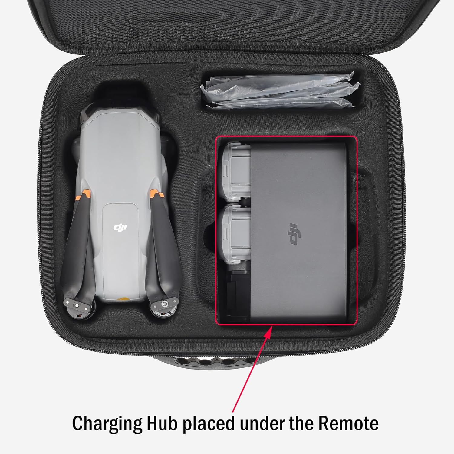 Estuche de transporte para DJI Air 3 Drone, resistente al agua, bolso de viaje compatible con DJI Air 3 RC Quadcopter y accesorios