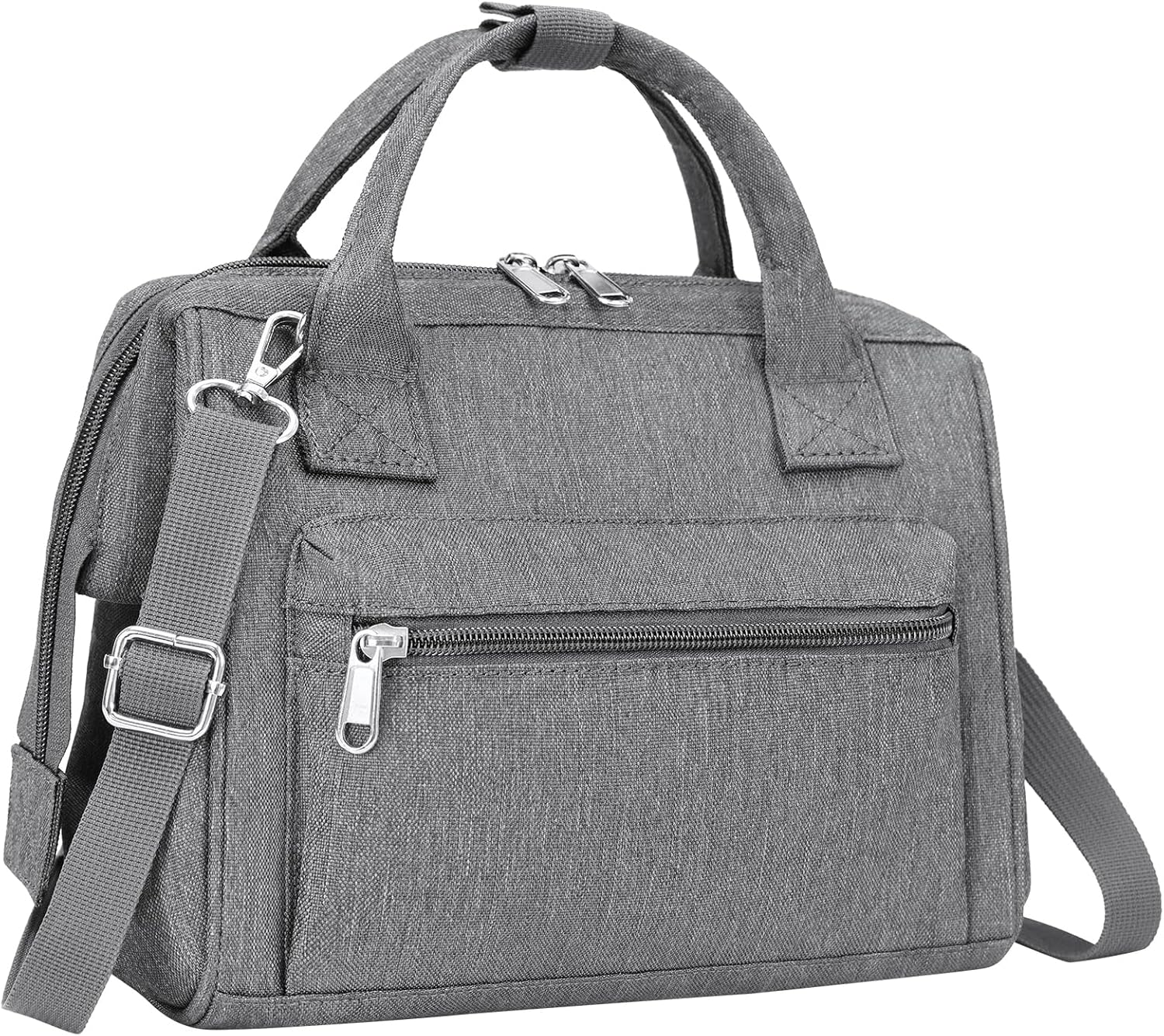 Lonchera aislada para mujer, pequeñas bolsas de almuerzo para el trabajo, elegantes bolsas de almuerzo pequeñas para adultos con correa, bolsa de
