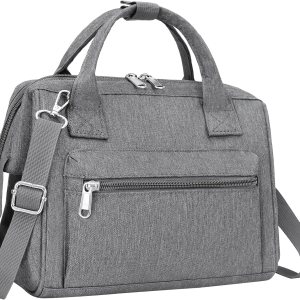 Lonchera aislada para mujer, pequeñas bolsas de almuerzo para el trabajo, elegantes bolsas de almuerzo pequeñas para adultos con correa, bolsa de Lonchera aislada para mujer, pequeñas bolsas de almuerzo para el trabajo, elegantes bolsas de almuerzo pequeñas para adultos con correa, bolsa de