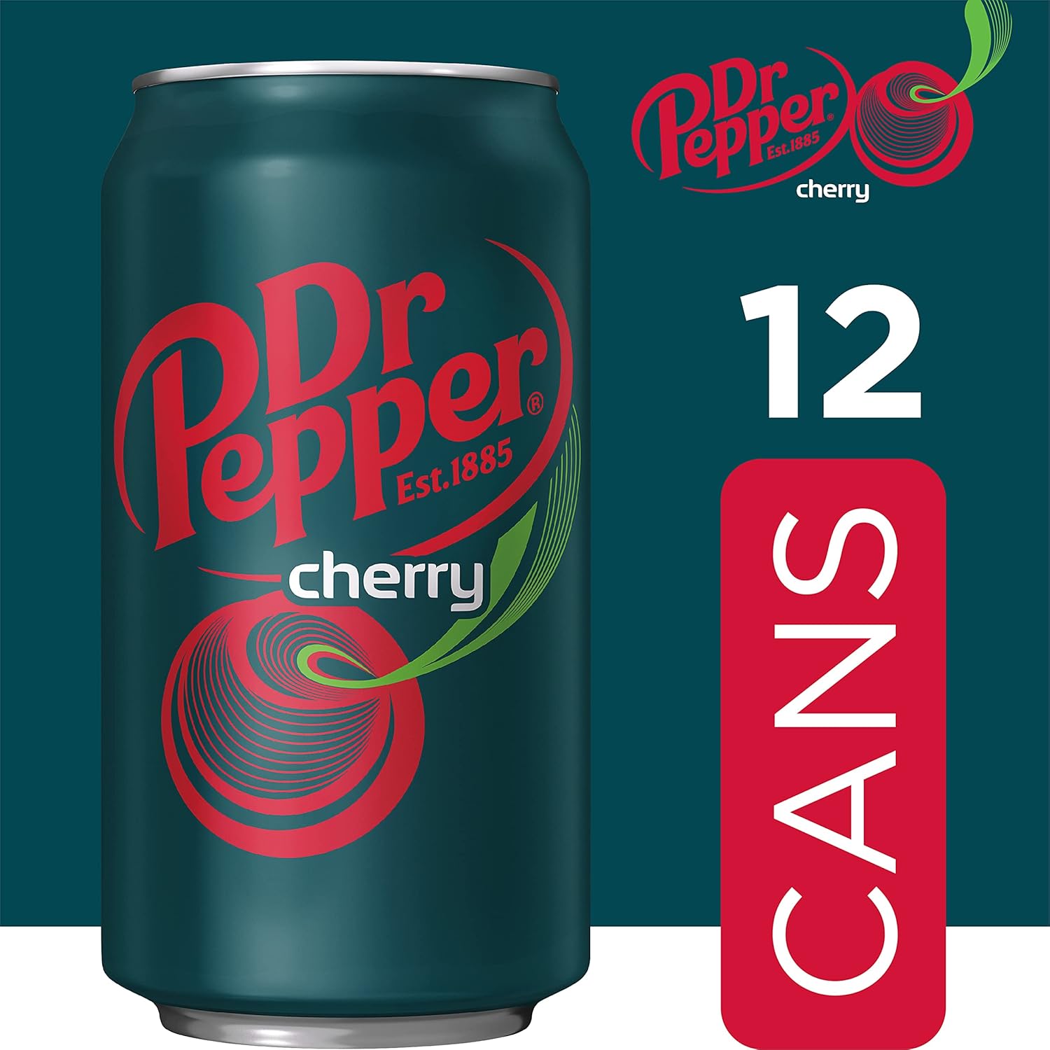 DR PEPPER – CEREZA, 12 onzas, paquete de 12