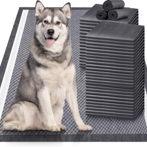 Gimars Almohadillas de carbón extra grandes XXL para orina de carbón para perros, 9 capas ultra absorbentes, almohadillas de entrenamiento para Gimars Almohadillas de carbón extra grandes XXL para orina de carbón para perros, 9 capas ultra absorbentes, almohadillas de entrenamiento para