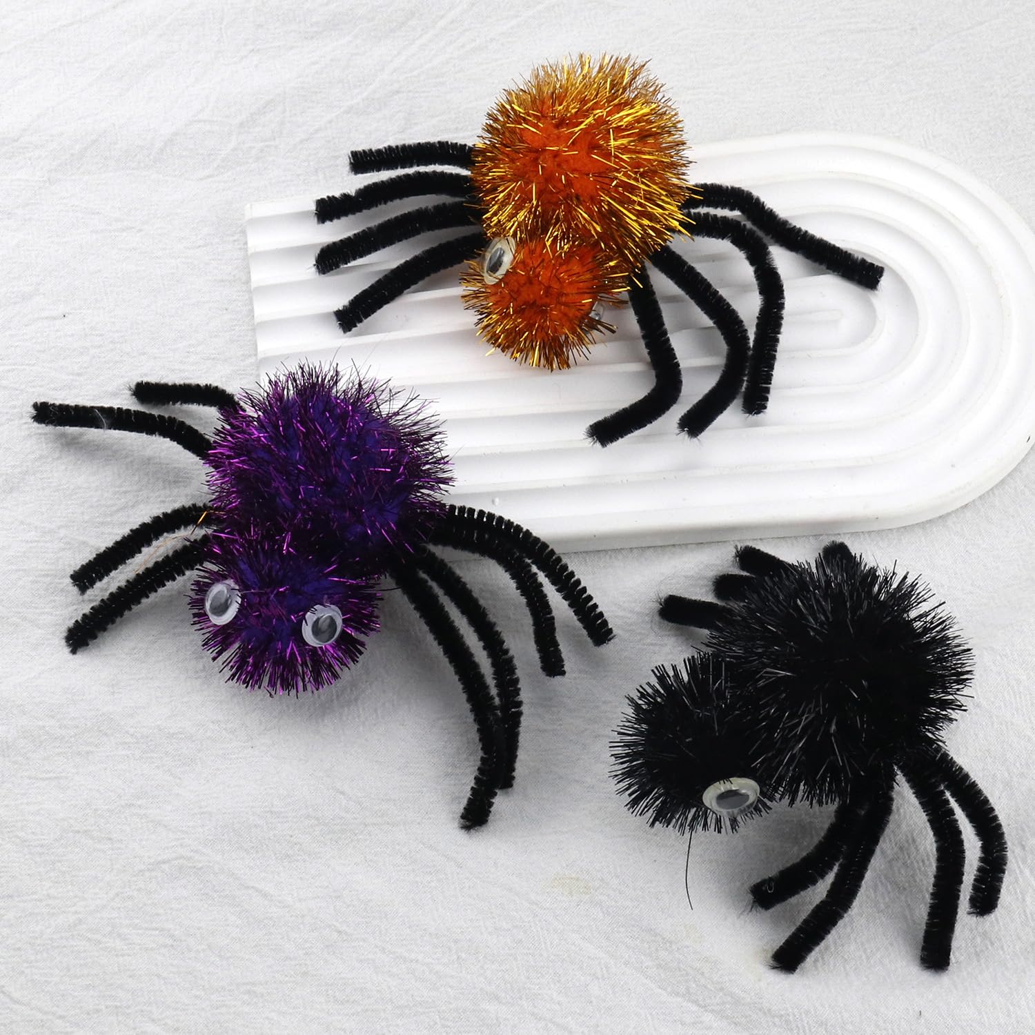 3 pinzas para el cabello de Halloween, pinzas para el pelo de araña, para fiesta de Halloween, cumpleaños, accesorios para el cabello, divertidos