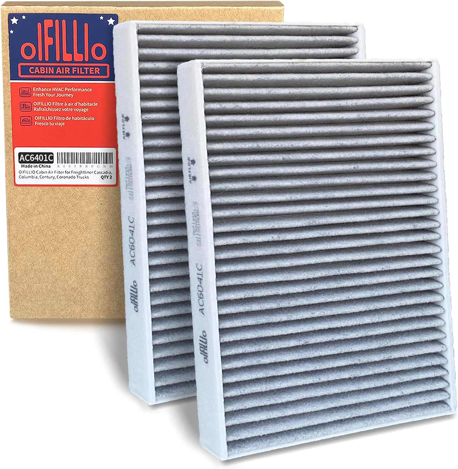 OIFILLIO Filtro de aire de cabina para 2019+ BMW X5 X7 X6, BMW 530I 540I 530E (2017-2023), BMW 740I 750I 750Li xDrive (2016-2022), BMW M5 M550i M8