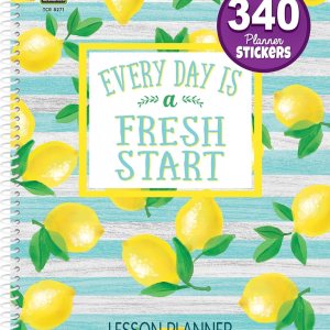 Teacher Created Resources Planificador de lecciones de ralladura de limón 8.5 x 11 pulgadas Teacher Created Resources Planificador de lecciones de ralladura de limón 8.5 x 11 pulgadas