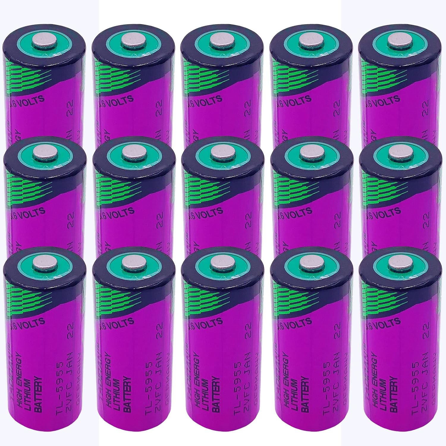 (15 piezas) TL-5955 23AA 3.6V 1650mAh Batería para Tadiran TL5955 3.6V TL-4955, SL-761, TL-2155, TL-5155, SL-361, Xeno XL-055F, ER14335 PLC, batería