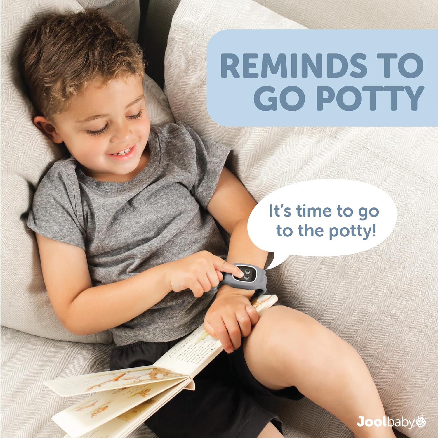 Potty Pal – Reloj para ir al baño para niños, temporizador y recordatorios interactivos para entrenamiento de inodoro, recargable y resistente al