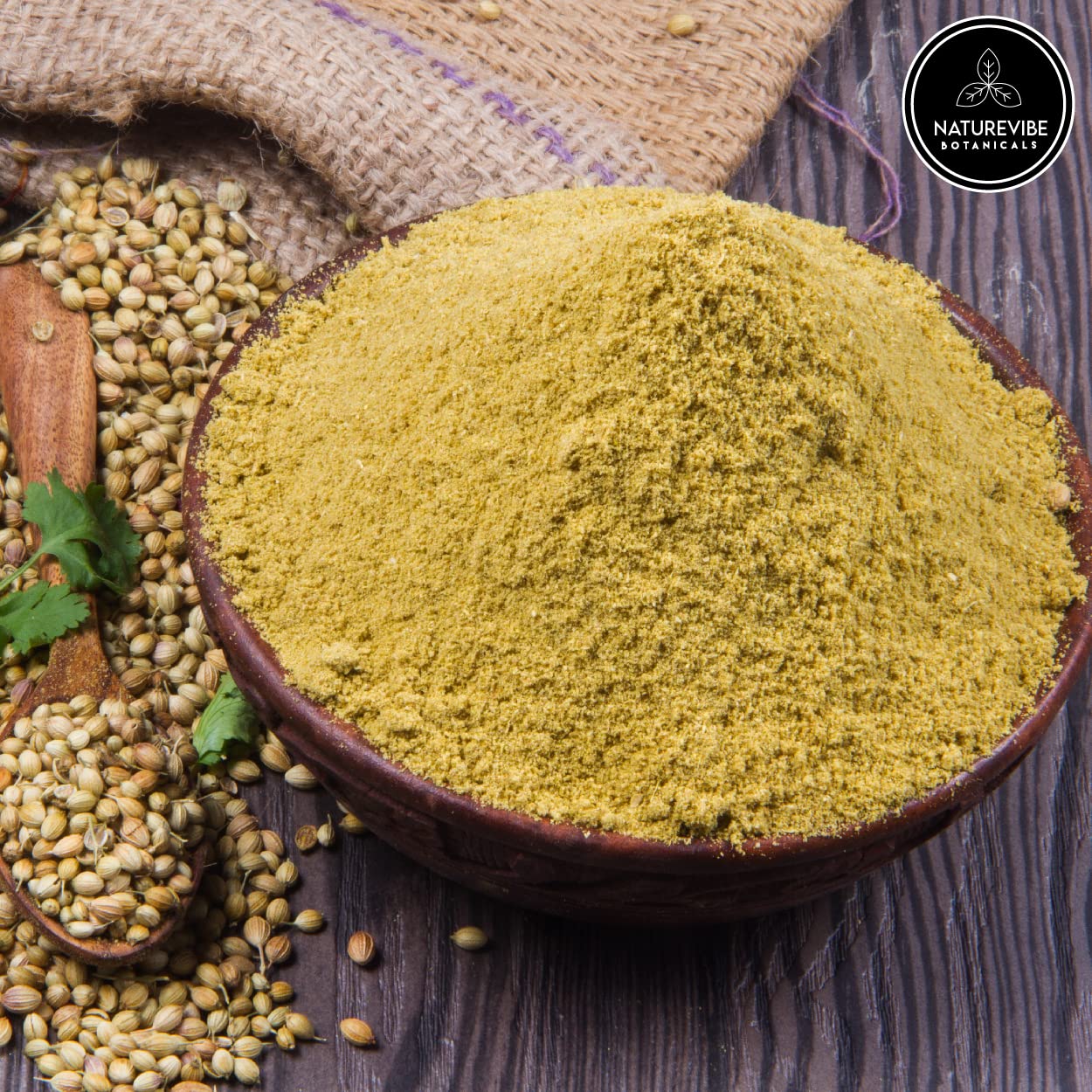 Naturevibe Botanicals – Semillas de cilantro en polvo, 5 libras, Coriandrum sativum, crudo, sin gluten y no OMG, rico en minerales, especia de la