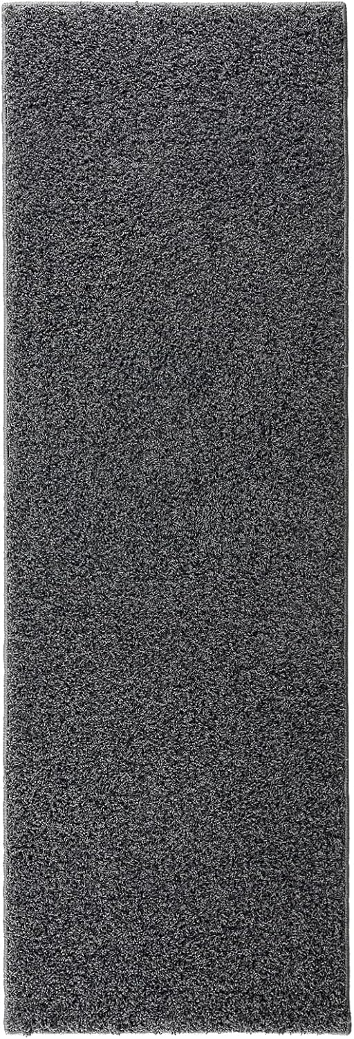 COZYLOOM Alfombra de pasillo de 2 x 6 pies, moderna para interiores, alfombra lanuda con respaldo de goma, suave y esponjosa, para entrada, pasillo,