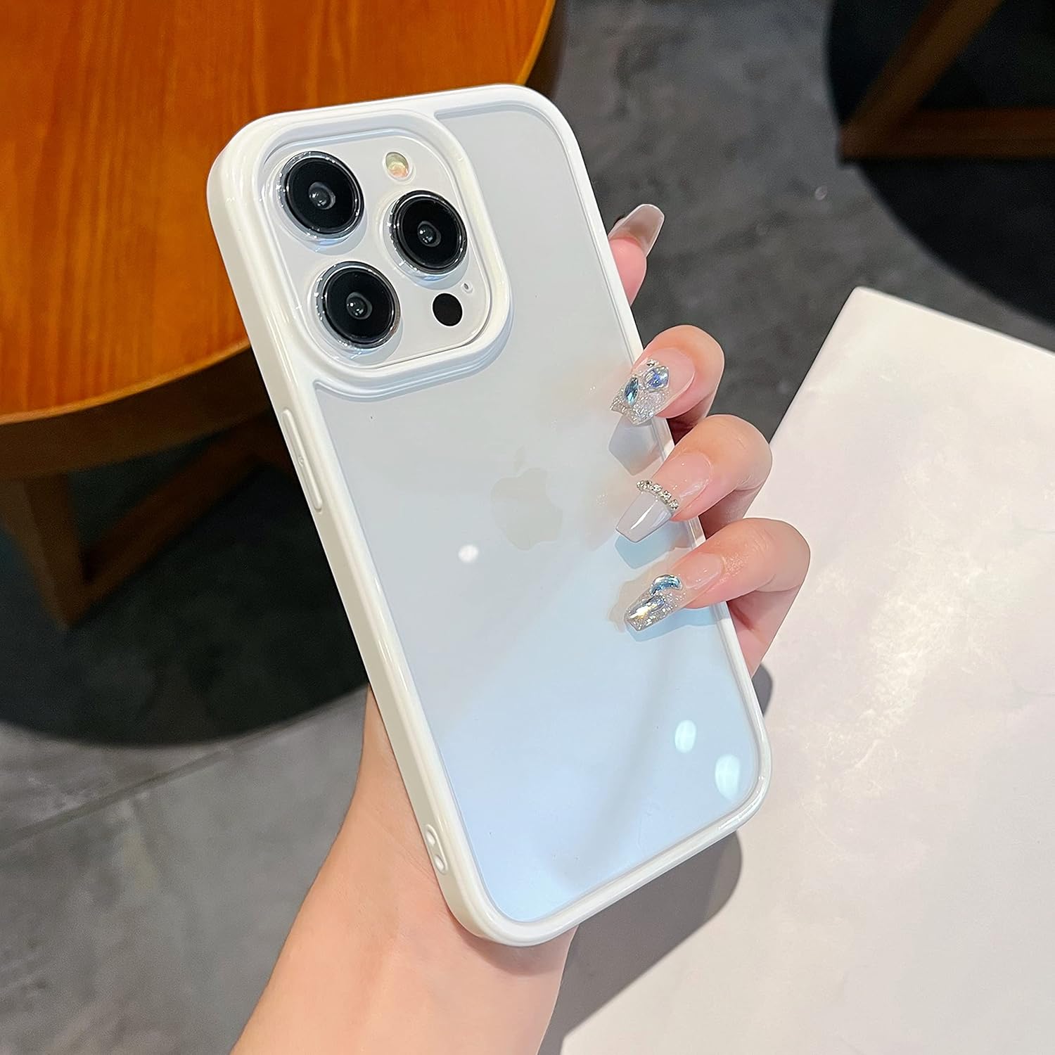 ZTOFERA Funda transparente para iPhone 15 Pro, funda protectora transparente para niñas bonitas, suave, ultra delgada, antiarañazos, para iPhone 15