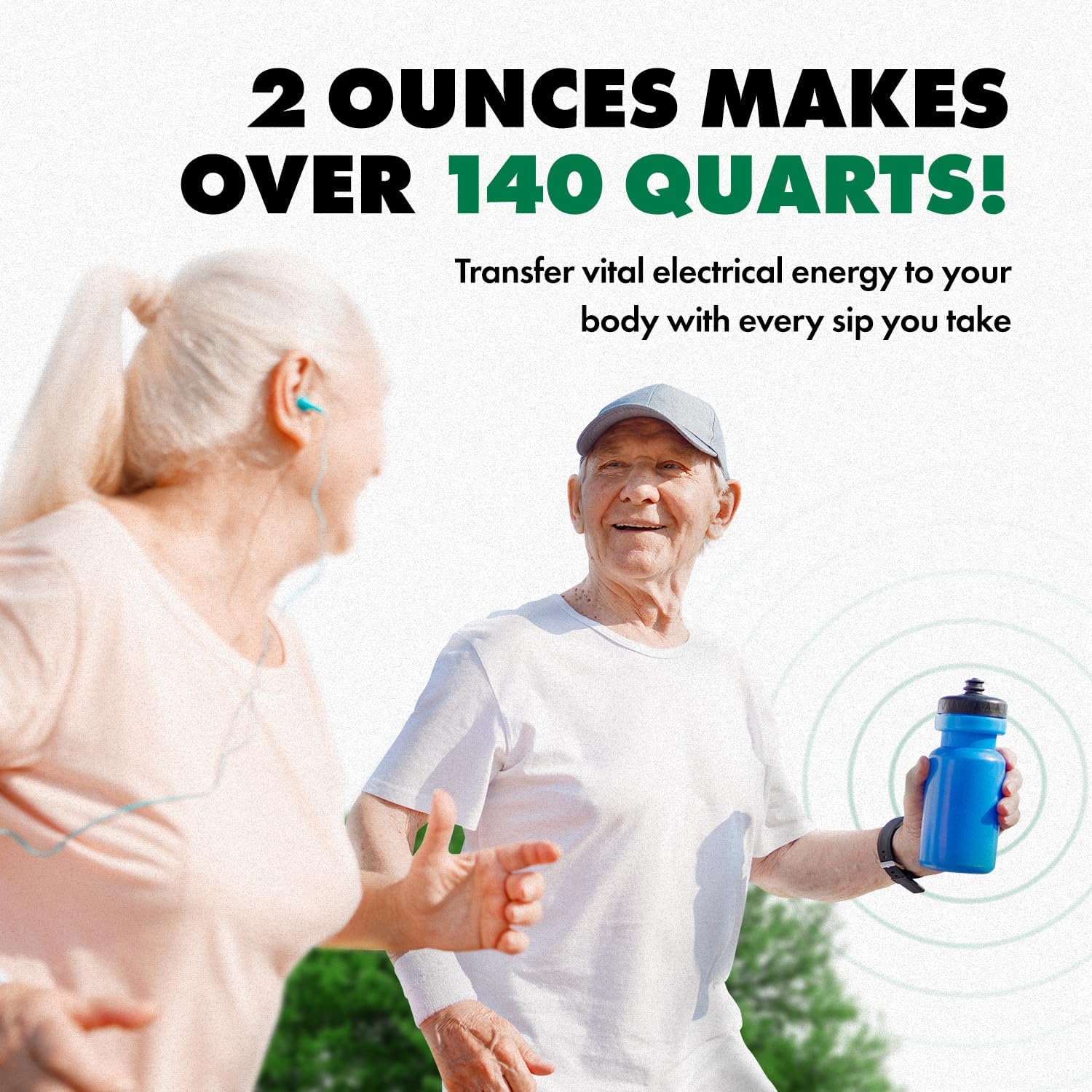 Cell Power Gotas de oxígeno (2 onzas) – Suplemento dietético de oxígeno líquido enriquecido con remolacha, uvas y proteína vegetal – Gotas de