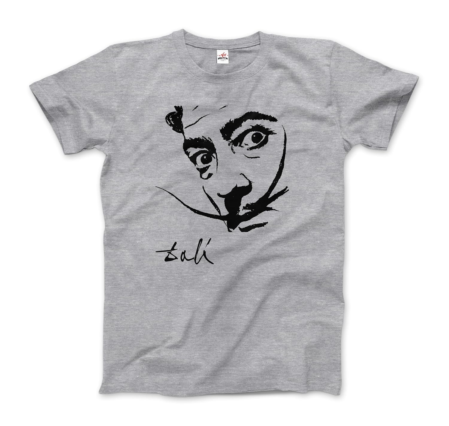 Salvador Dali Portrait Sketch Artwork T-Shirt (Adults, Kids, Short & Long Sleeve)