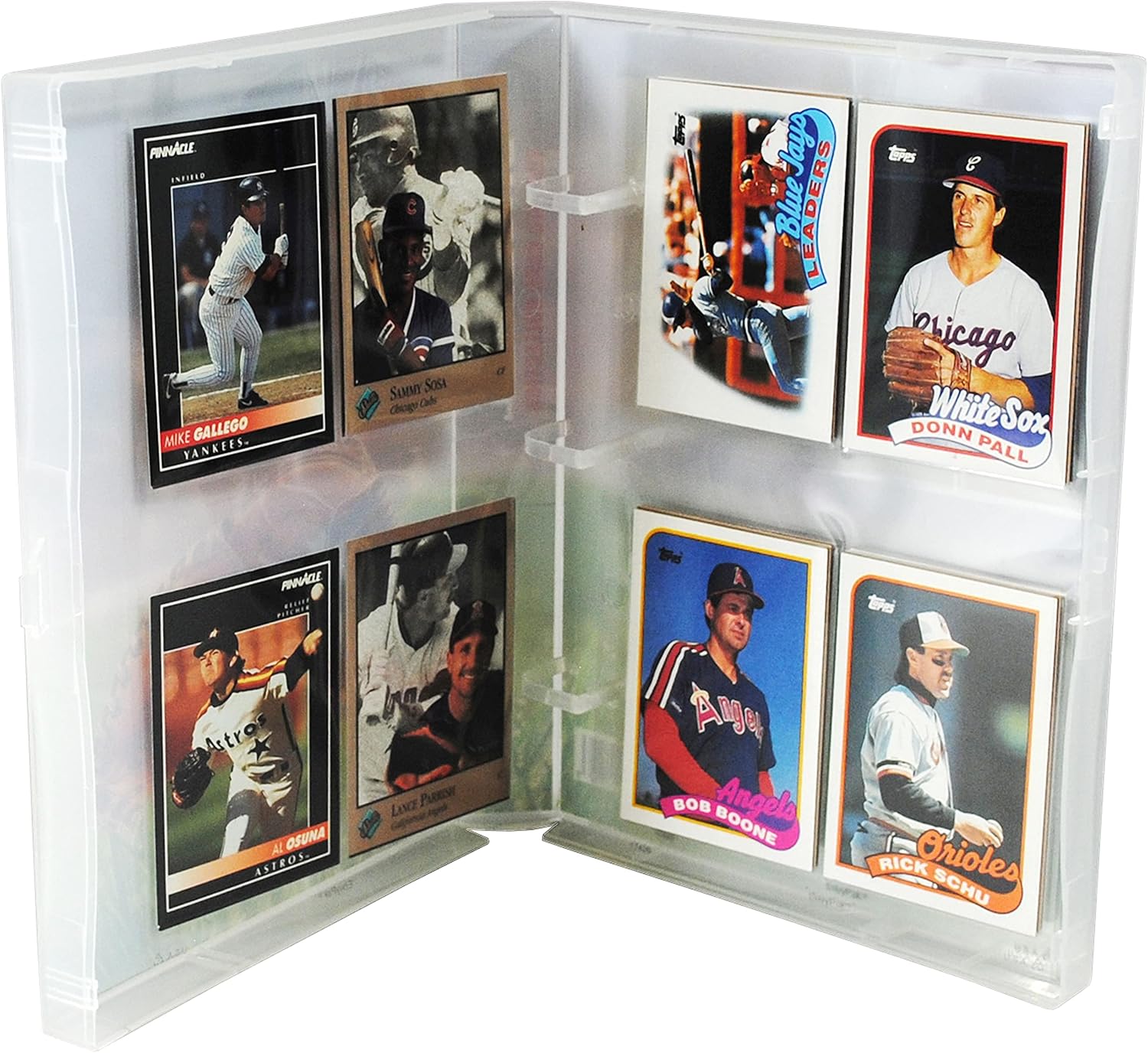 UniKeep Mini carpeta con temática de béisbol para tarjetas coleccionables  Capacidad para hasta 200 tarjetas