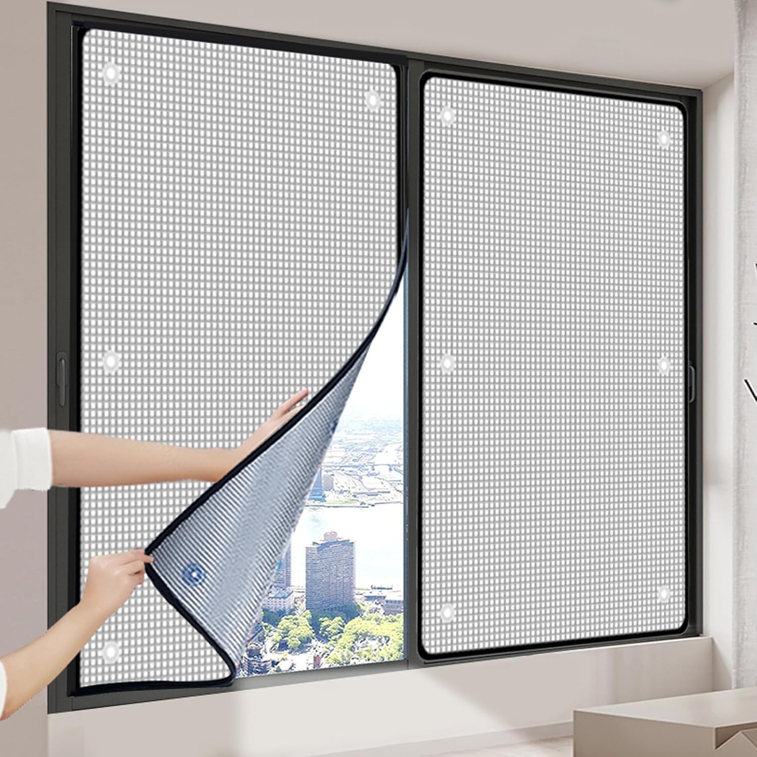Película reflectante de doble lámina de aluminio con aislamiento térmico para ventanas, aislamiento acústico para ventanas de vidrio, control de