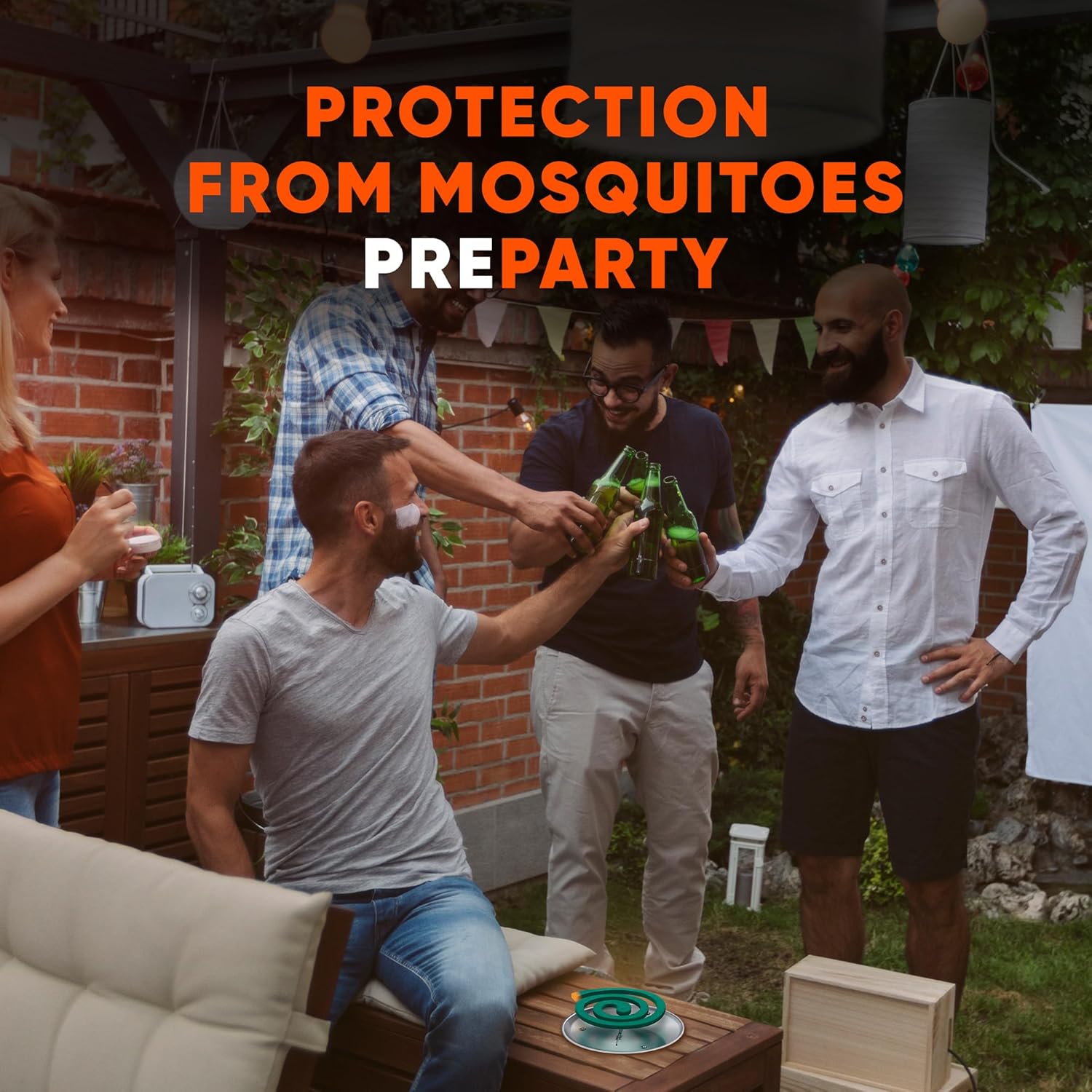 OFF! Repuestos de bobina repelente de mosquitos para patio trasero, perfecto para patios al aire libre, aroma fresco, 6 unidades (paquete de 2)