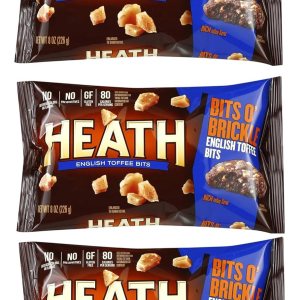 Heath – Bits de caramelo inglés 8 onzas Bits O’ Brickle Paquete de 3 24 onzas en total de bits Mucho para compartir y almacenar la despensa Heath – Bits de caramelo inglés 8 onzas Bits O’ Brickle Paquete de 3 24 onzas en total de bits Mucho para compartir y almacenar la despensa