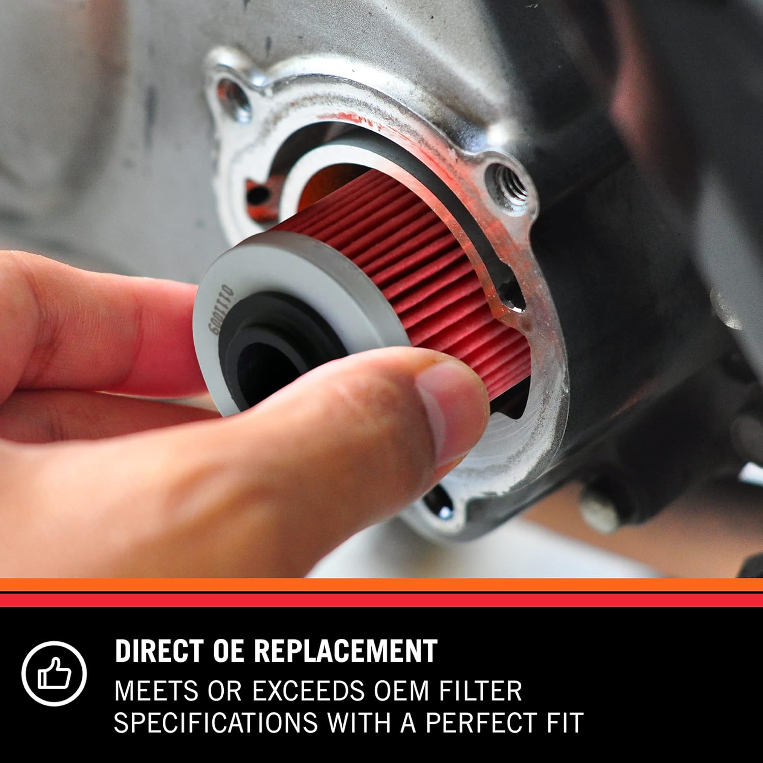 K&N, filtro de aceite KN-207 de alto rendimiento para motocicleta y Powersports