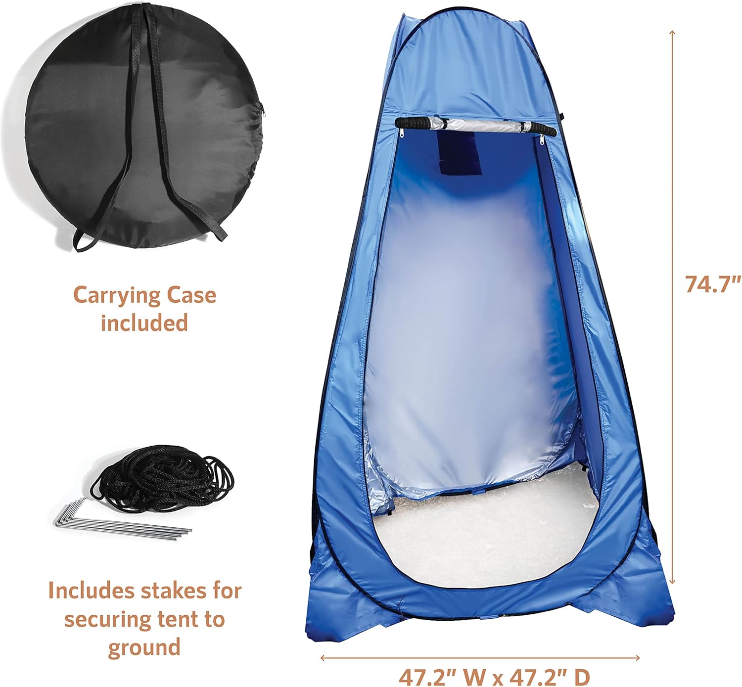 Juego de accesorios de viaje portátil para camping, tienda de campaña de privacidad, cabezal de ducha al aire libre, bolsas de repuesto portátiles