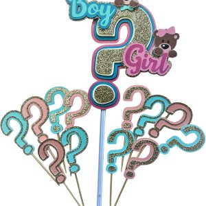 Decoración para tartas de revelación de género, decoración de pastel para niño o niña, decoración para pastel de baby shower, revelación de género Decoración para tartas de revelación de género, decoración de pastel para niño o niña, decoración para pastel de baby shower, revelación de género