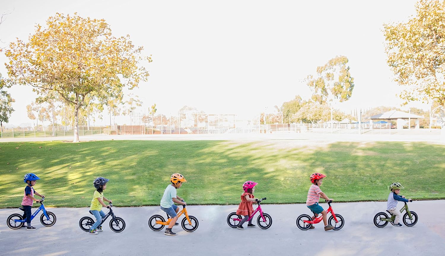 Joovy Bicicleta de equilibrio Bicycoo Mg, bicicleta para niños pequeños, Goldy