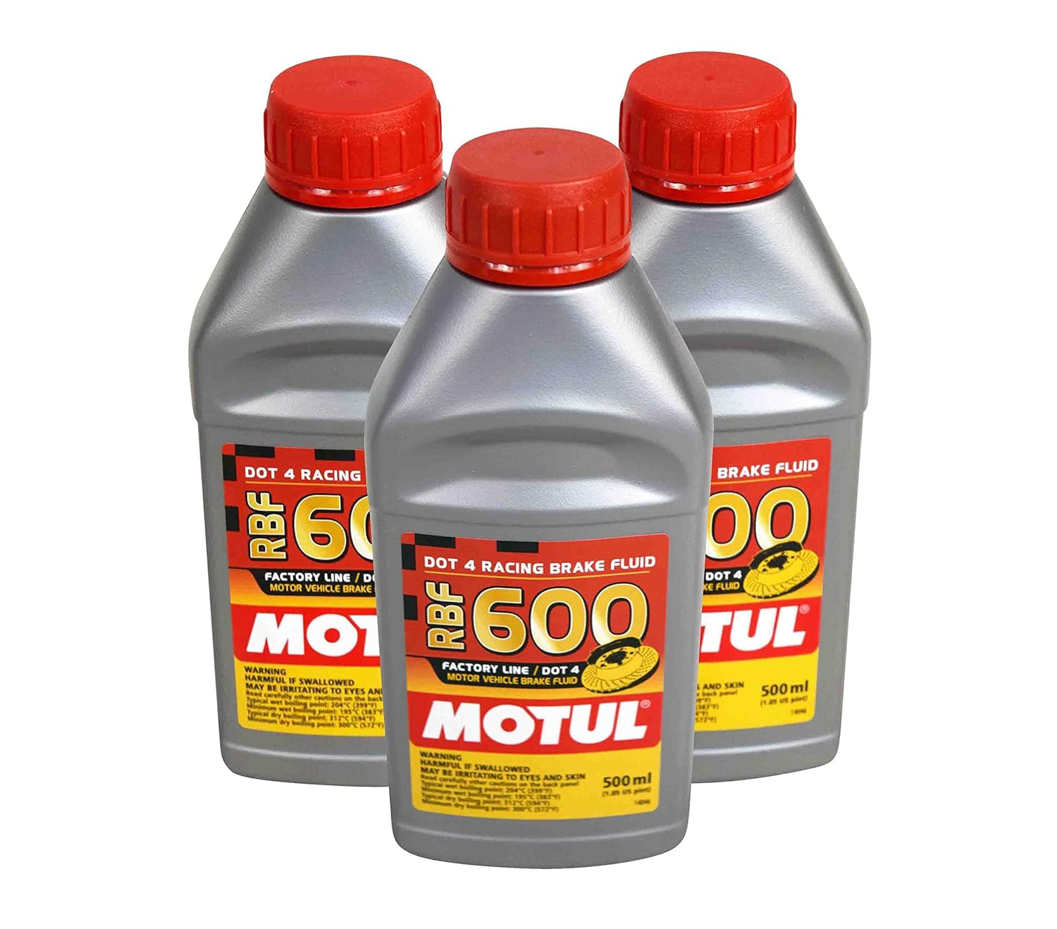 Motul 100949 RBF 600 DOT 4 100% sintético Factory Line Racing líquido de frenos con adhesivo Motul prémium (3)