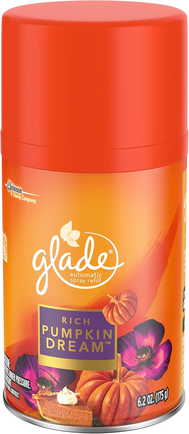 Glade Recambio automático de ambientador en aerosol – Rich Pumpkin Dream – 6.2 oz