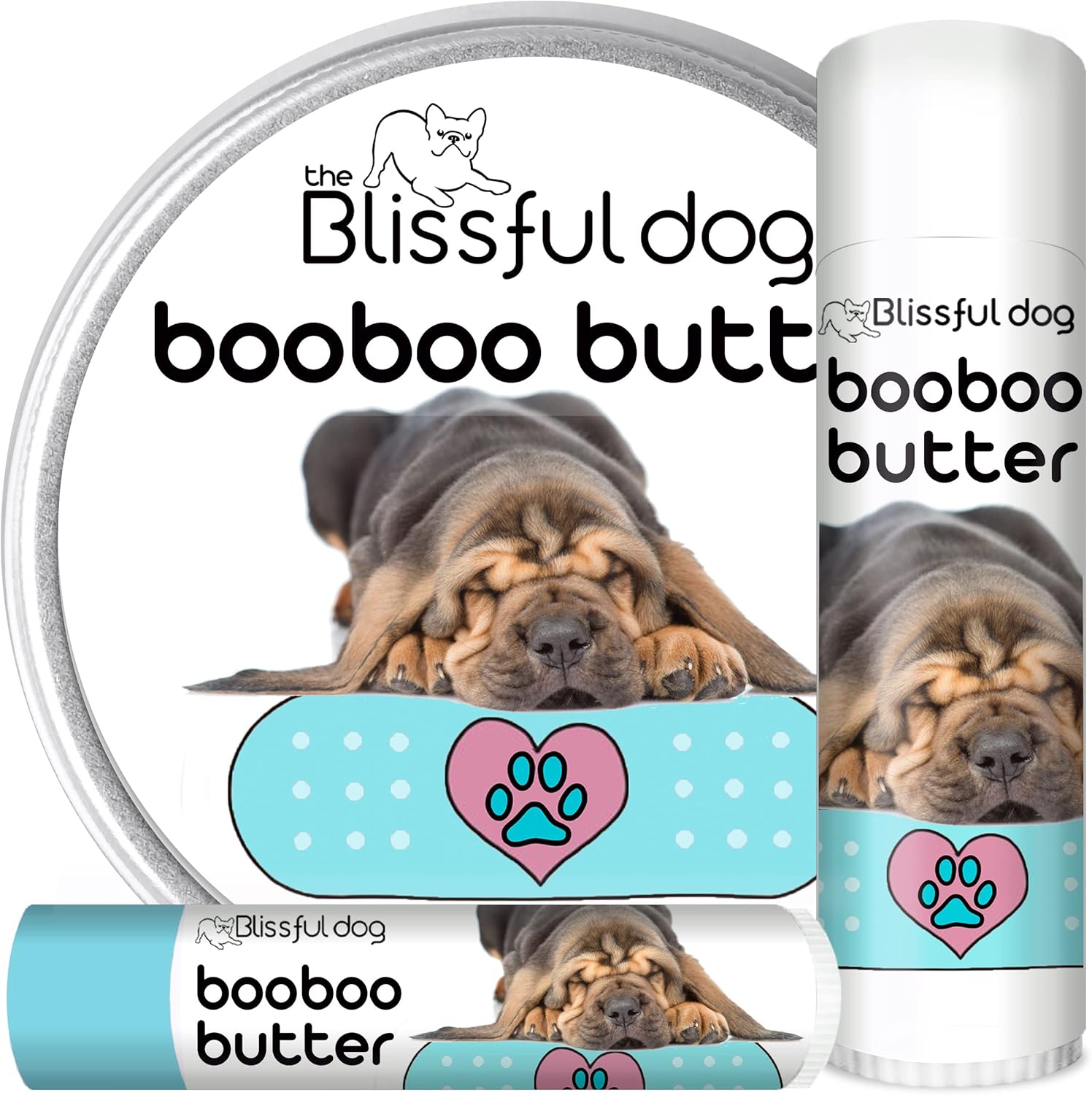 The Blissful Dog Mantequilla Booboo de sabueso en lata de 2 oz