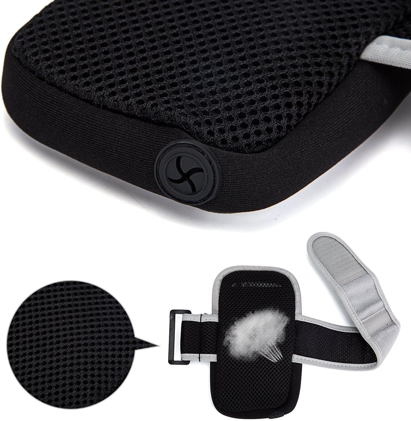 Brazalete deportivo de neopreno y nailon a prueba de sudor, para entrenamiento, correr, gimnasio, fitness, funda para teléfono celular para Samsung
