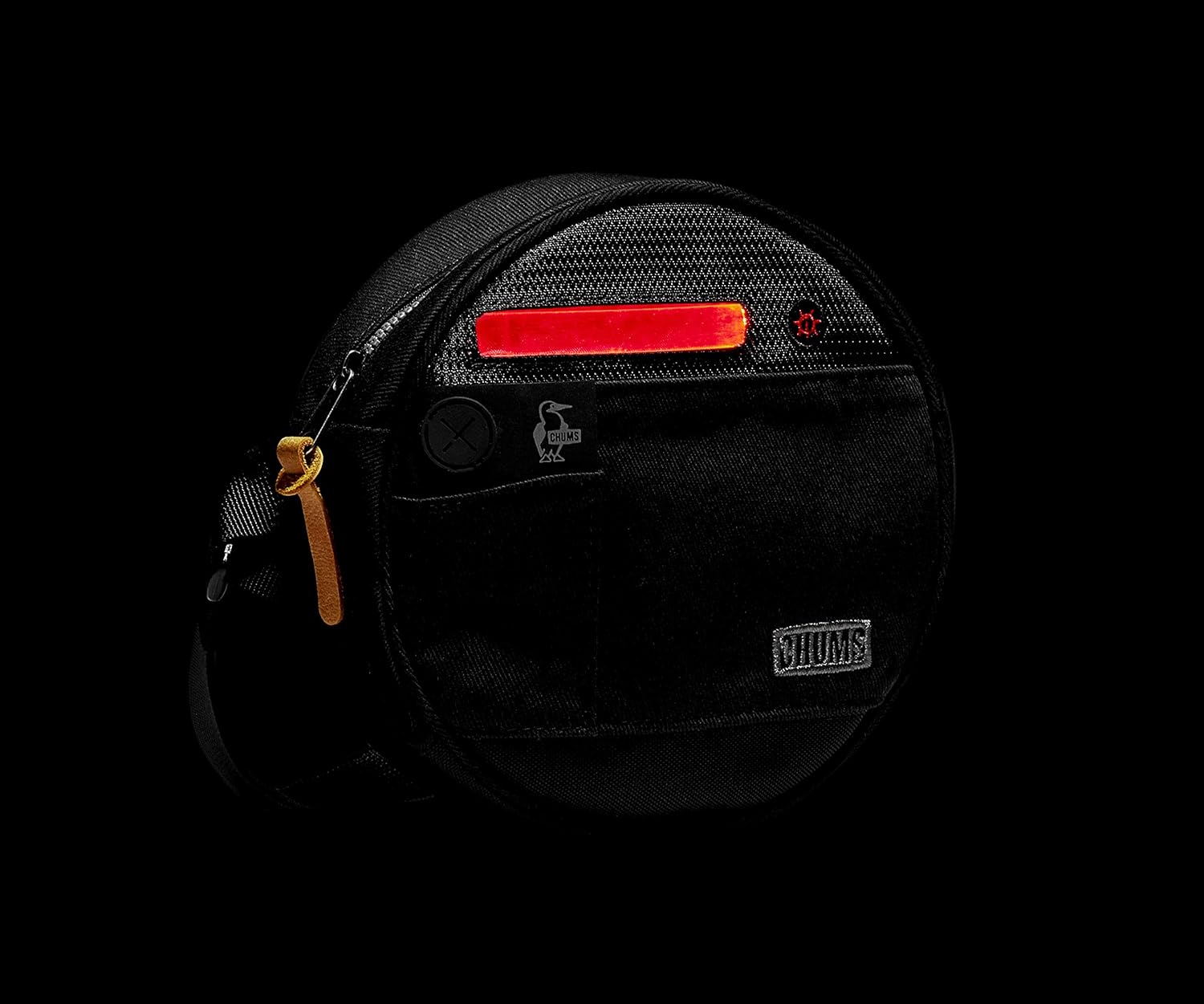 Chums Hi Beam Ronda Reflectante LED Riñonera Bolsa de hombro Soporte de bicicleta