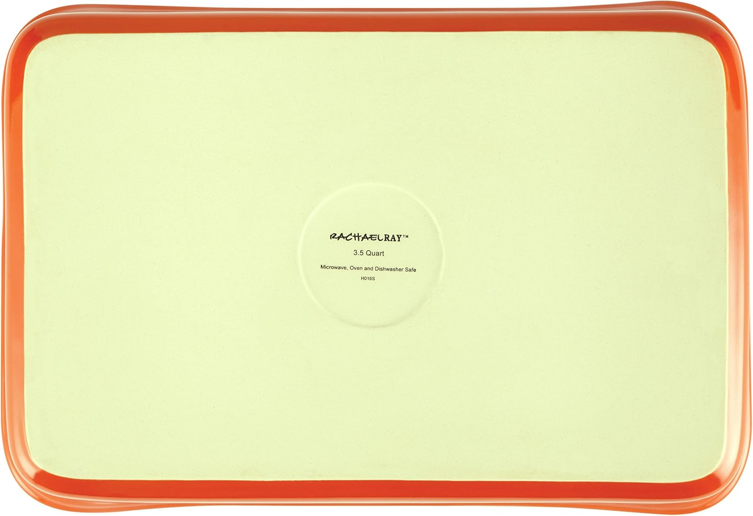 Rachael Ray Gres – Panadero cuadrado de 2 cuartos de galón, naranja